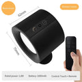 Led Double Head Wall Lamp Touch Control Remote 360 Rotatable USB Recharge 3Colors Wall Lights Wireless Night Lights for Bedroom